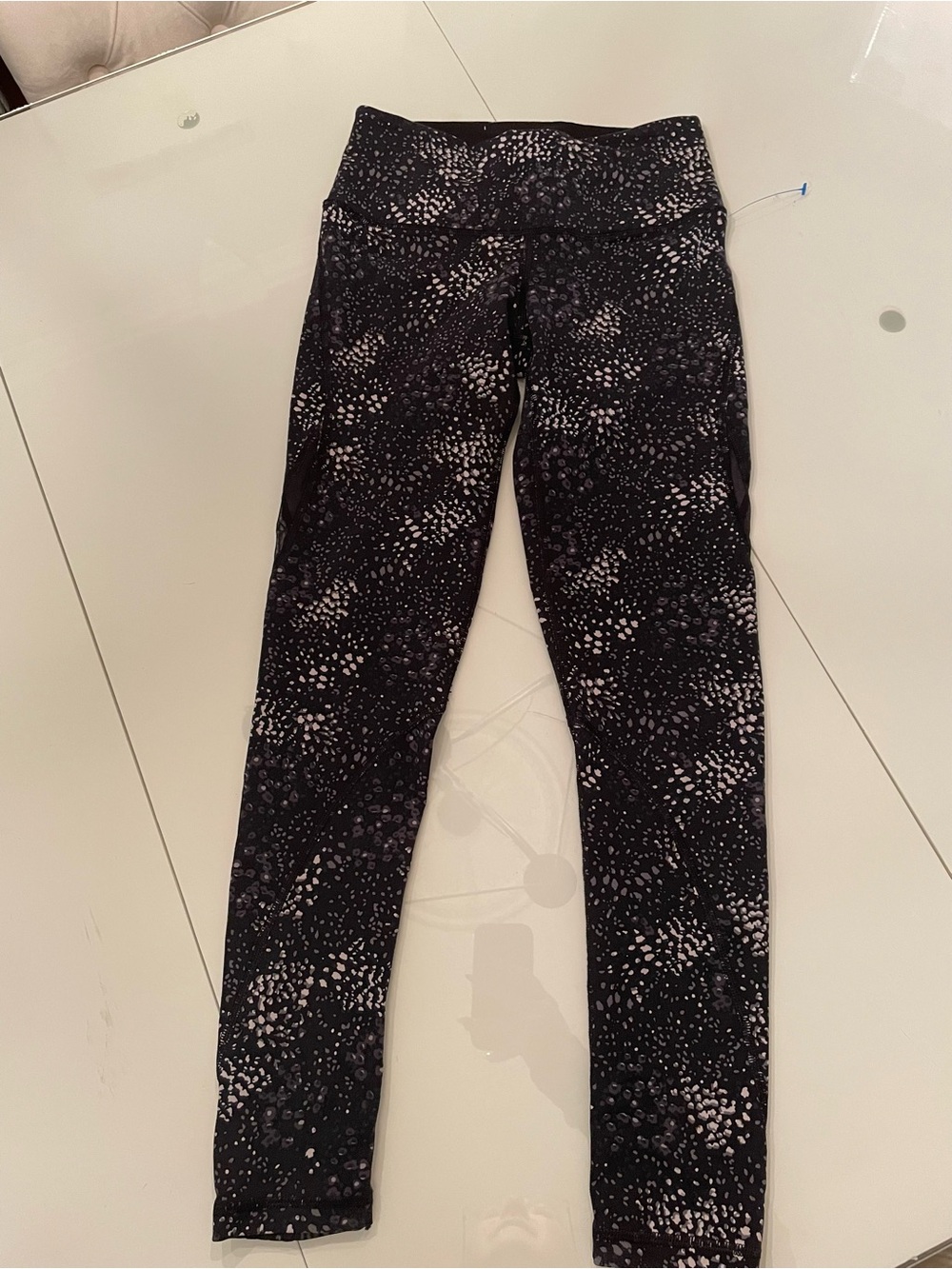 Victoria's Secret Black Speckled High-Rise Leggings
